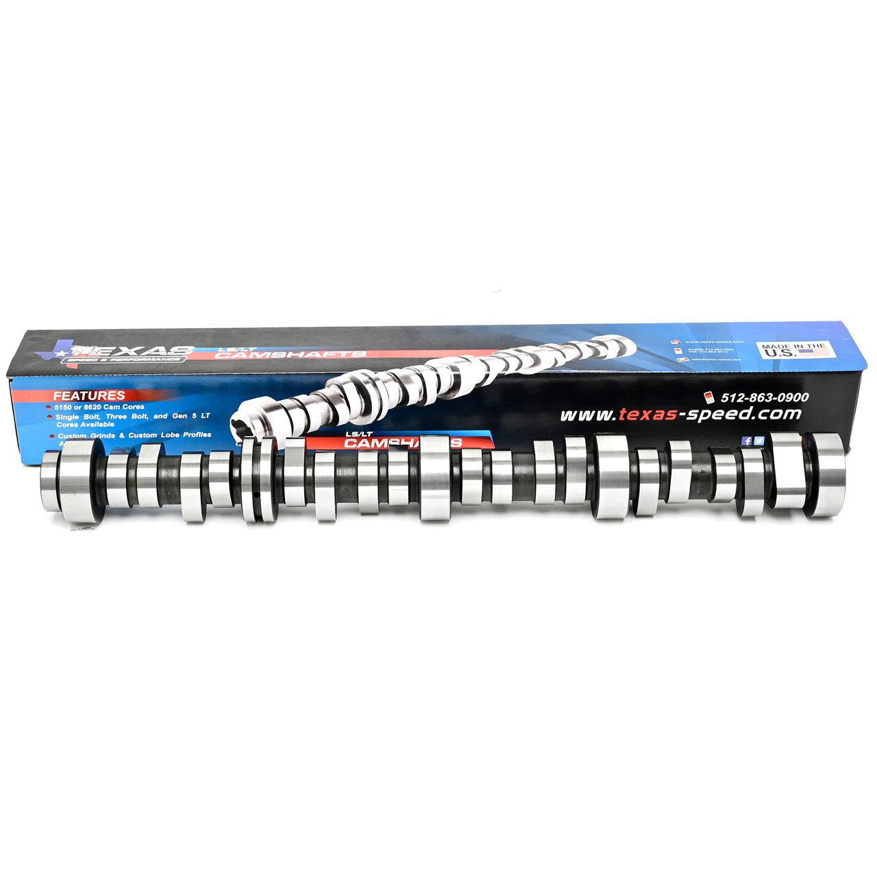 Texas Speed L83 Supercharged Camshaft V2 for 2014-2018 Gen V 5.3L