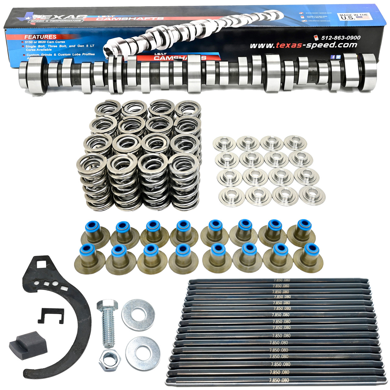 Texas Speed L83 Supercharged Camshaft V2 for 2014-2018 Gen V 5.3L