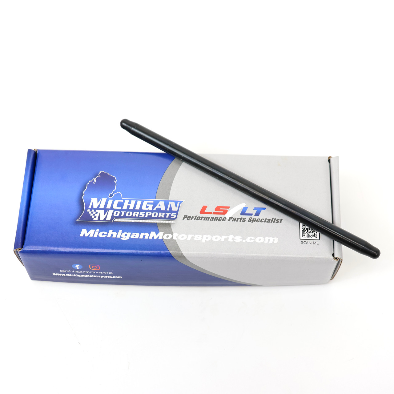 Michigan Motorsports 8.100" Length 3/8" Diameter Chromoly Pushrods - Set of 16