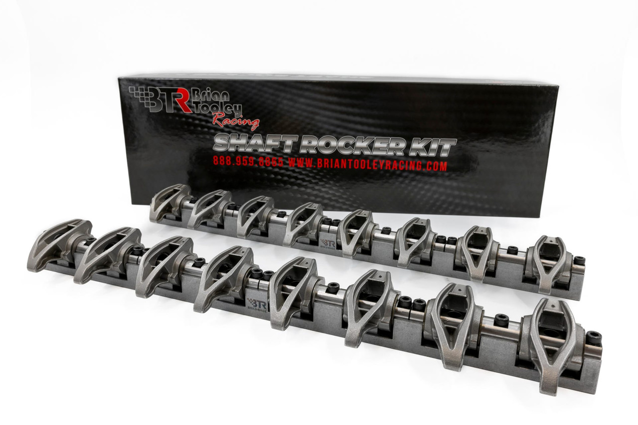 Brian Tooley LS3 Shaft Rocker Kit Pre-Assembled with BTR Rocker Bodies 6.2L LS3 L99 LSA LS9 L92 L96 L76 L77 6.0L Rectangle Port