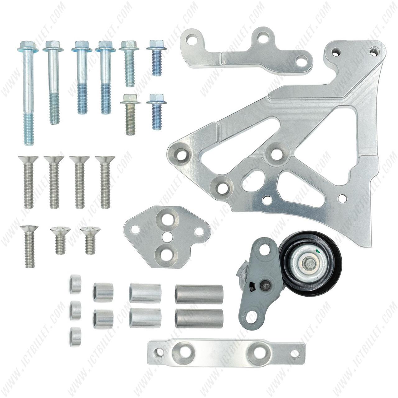 LS Truck Factory Location Billet A/C Compressor Bracket Kit 4.8L 5.3L 6.0L 6.2L Truck/SUV LQ4 LM7 L33 LC9 L92