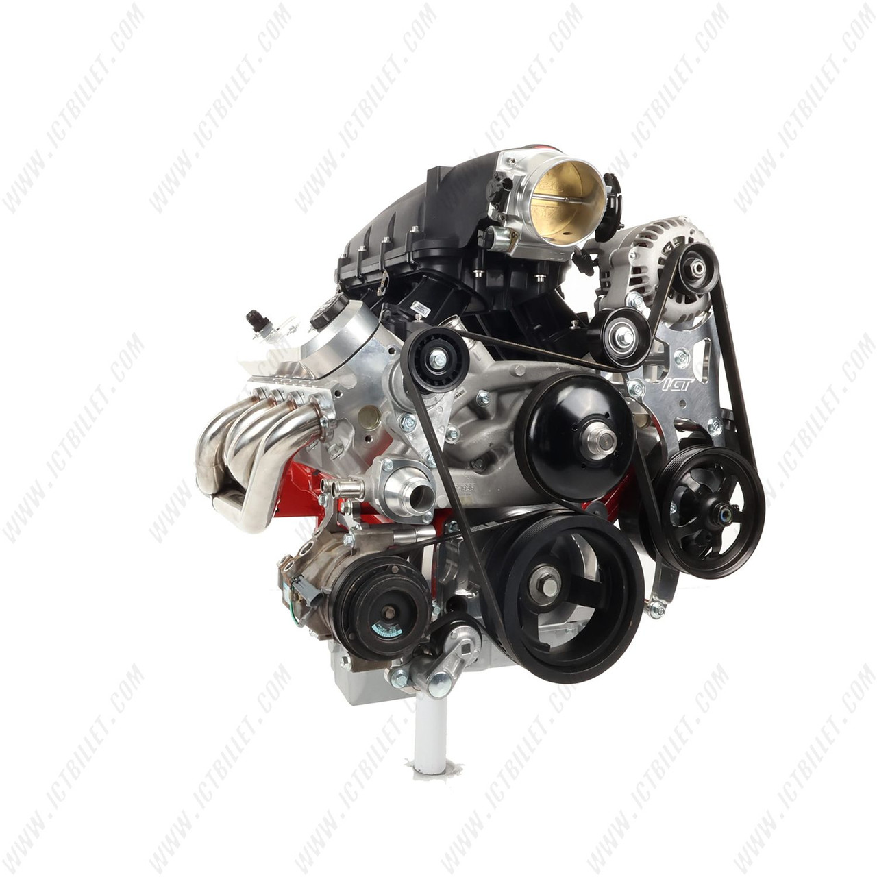 LS Truck Factory Location Billet A/C Compressor Bracket Kit 4.8L 5.3L 6.0L 6.2L Truck/SUV LQ4 LM7 L33 LC9 L92