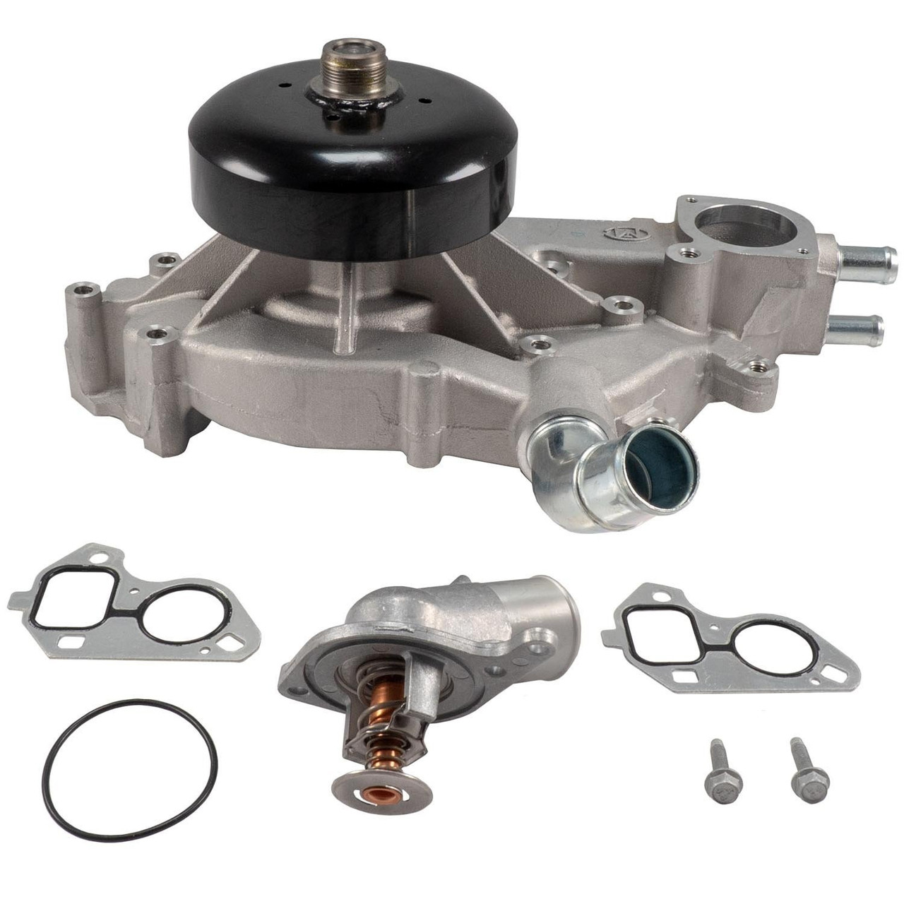 Melling Water Pump for 1999-2006 4.8L 5.3L 6.0L Silverado Sierra Tahoe Yukon Suburban Escalade LQ4 LQ9 LM7 LR4 L59 L33 LM4 Waterpump with Thermostat MWP-502WT