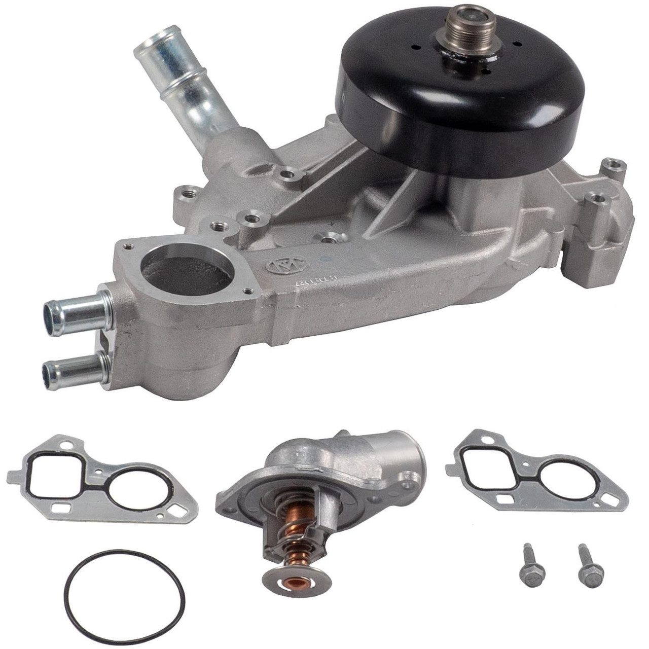 Melling Water Pump for 1999-2006 4.8L 5.3L 6.0L Silverado Sierra Tahoe Yukon Suburban Escalade LQ4 LQ9 LM7 LR4 L59 L33 LM4 Waterpump with Thermostat MWP-502WT
