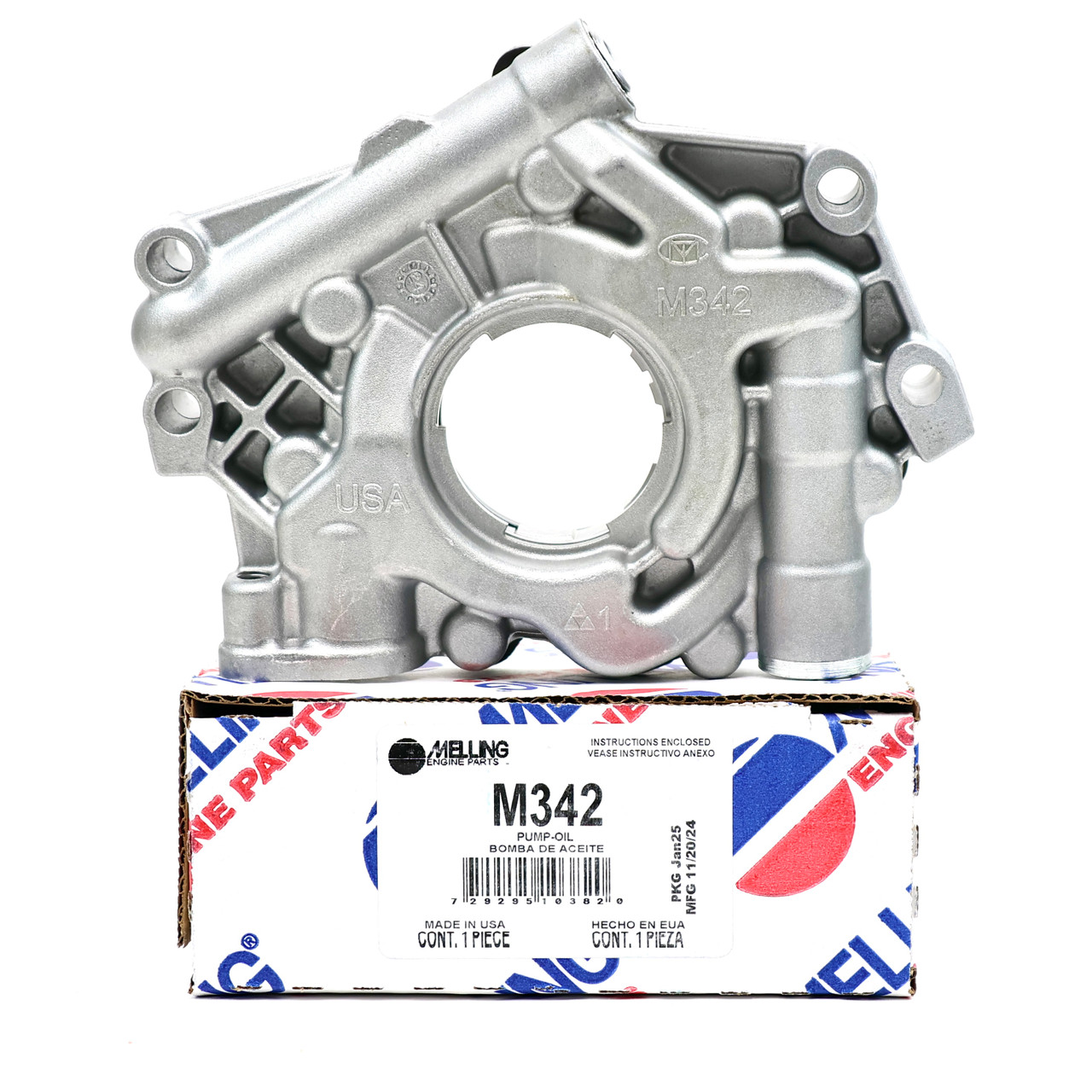 Melling M342 Oil Pump for 5.7L Hemi 2003-2008 Ram Magnum Charger Durango 300 Grand Cherokee Aspen