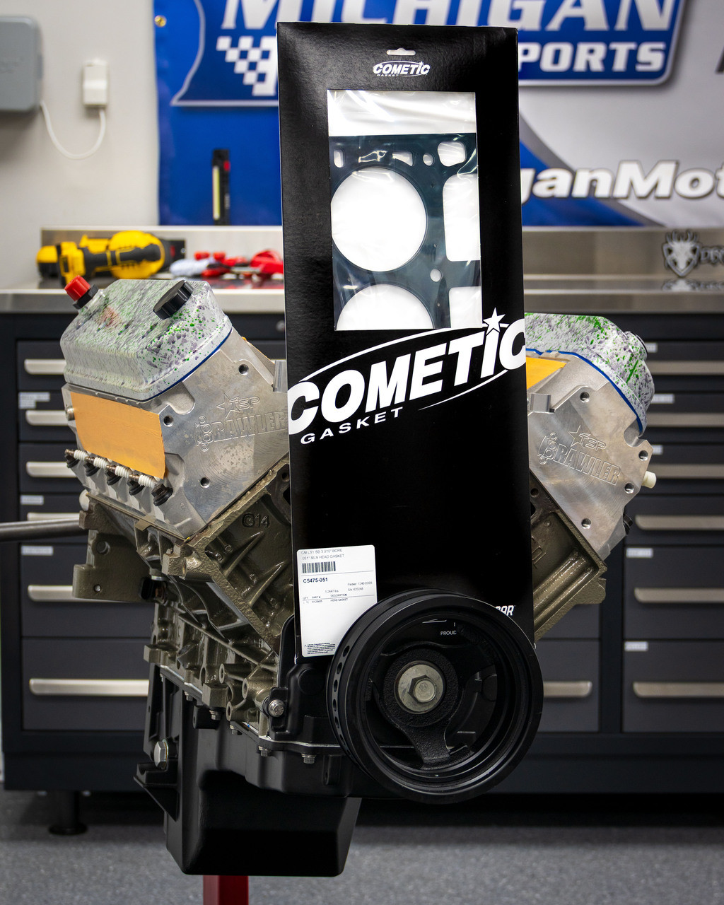Cometic C5475-040 LS .040 MLS Head Gasket | 3.910” Bore for 4.8