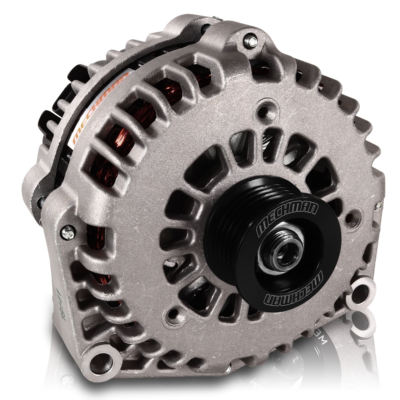 Mechman 240 Amp Alternator 1996-04 GM Truck & 98-02 F-Body LS1 - Natural Cast Finish - Camaro Firebird Silverado Sierra Tahoe Escalade Yukon