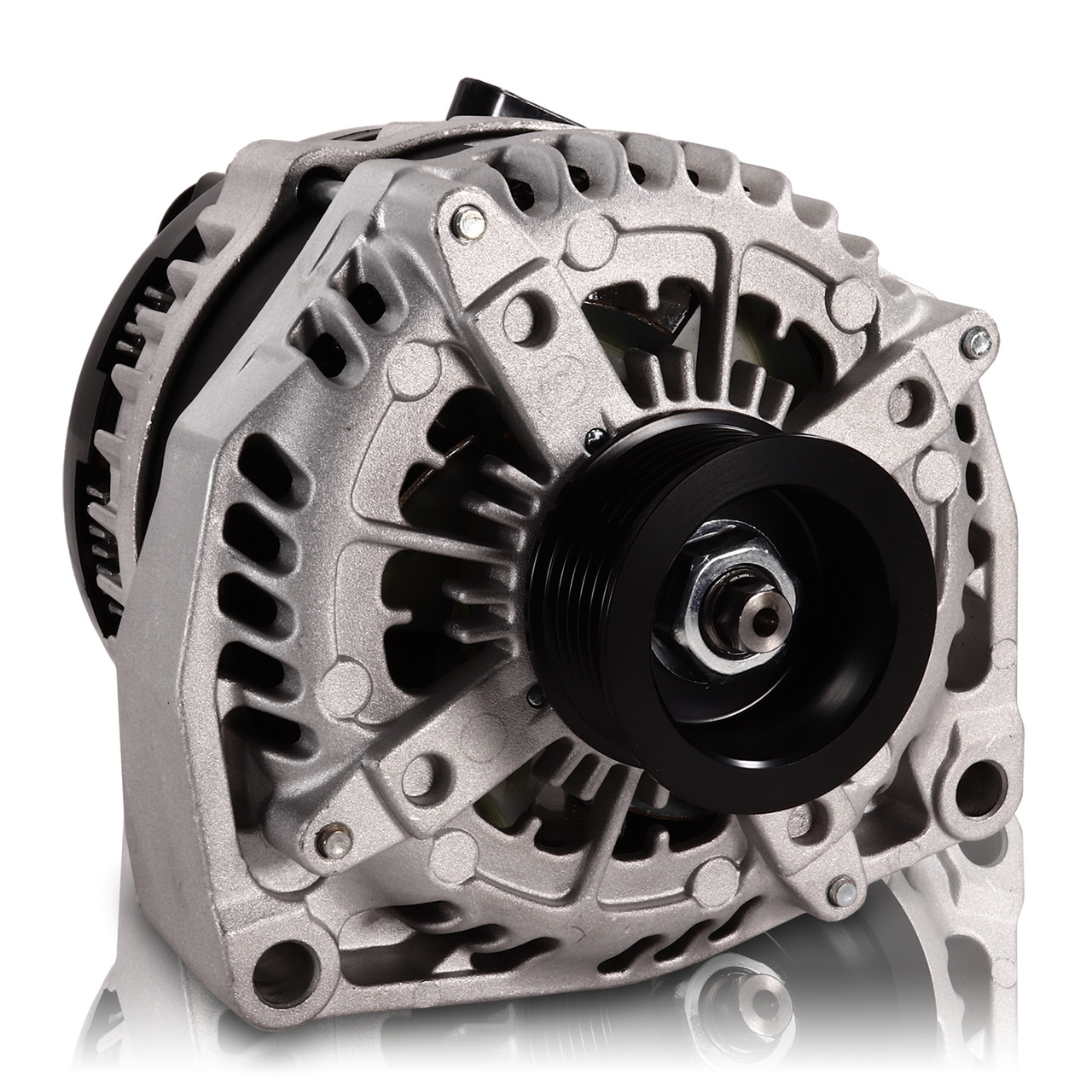 Mechman 250 Amp Alternator 1996-04 GM Truck & 98-02 F-Body LS1 -Natural Cast Finish Elite Series Camaro Firebird Silverado Sierra Tahoe Escalade Yukon