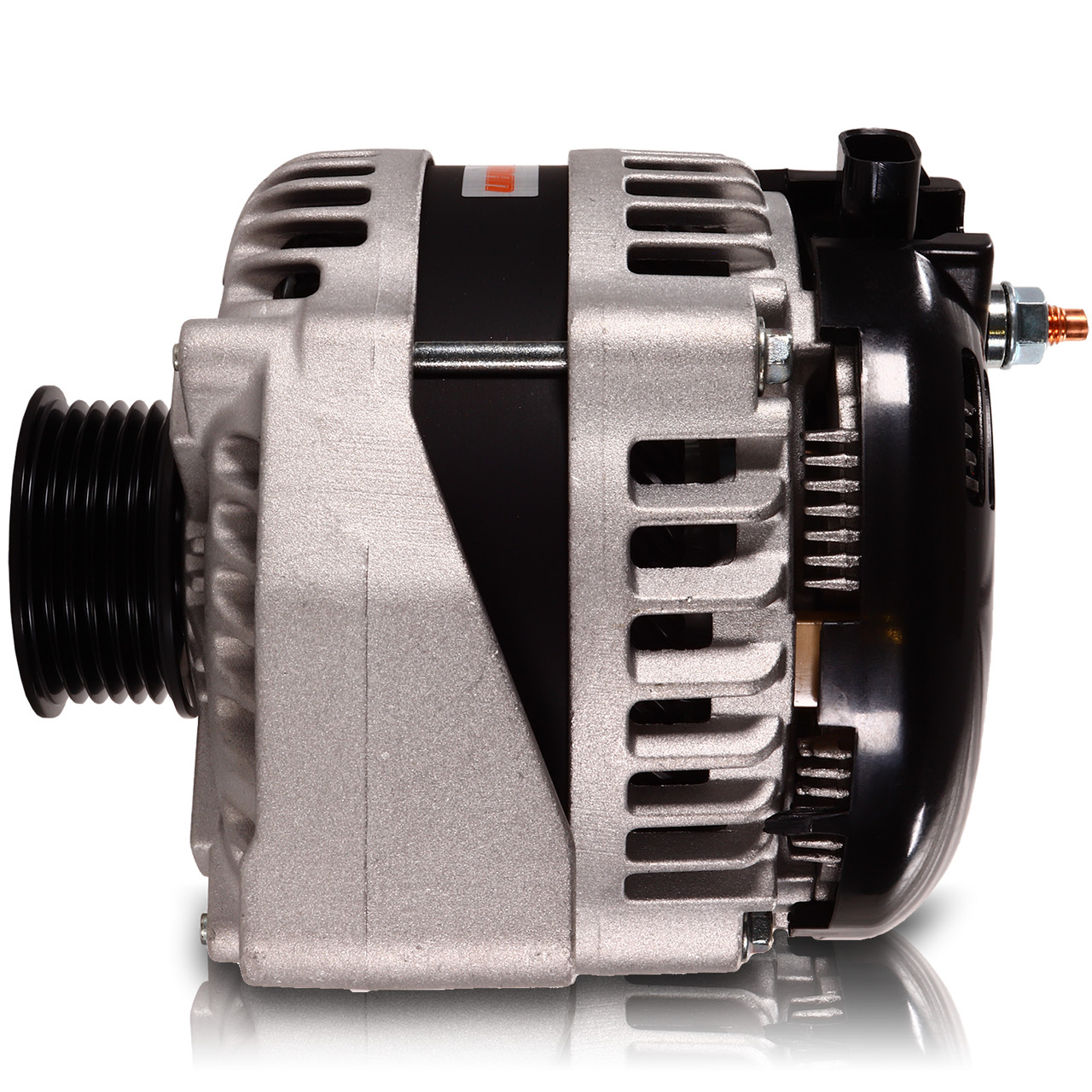Mechman 250 Amp Alternator 2005-2013 GM Truck/SUV -Natural Cast Finish Elite Series Silverado Sierra Tahoe Escalade Yukon Suburban