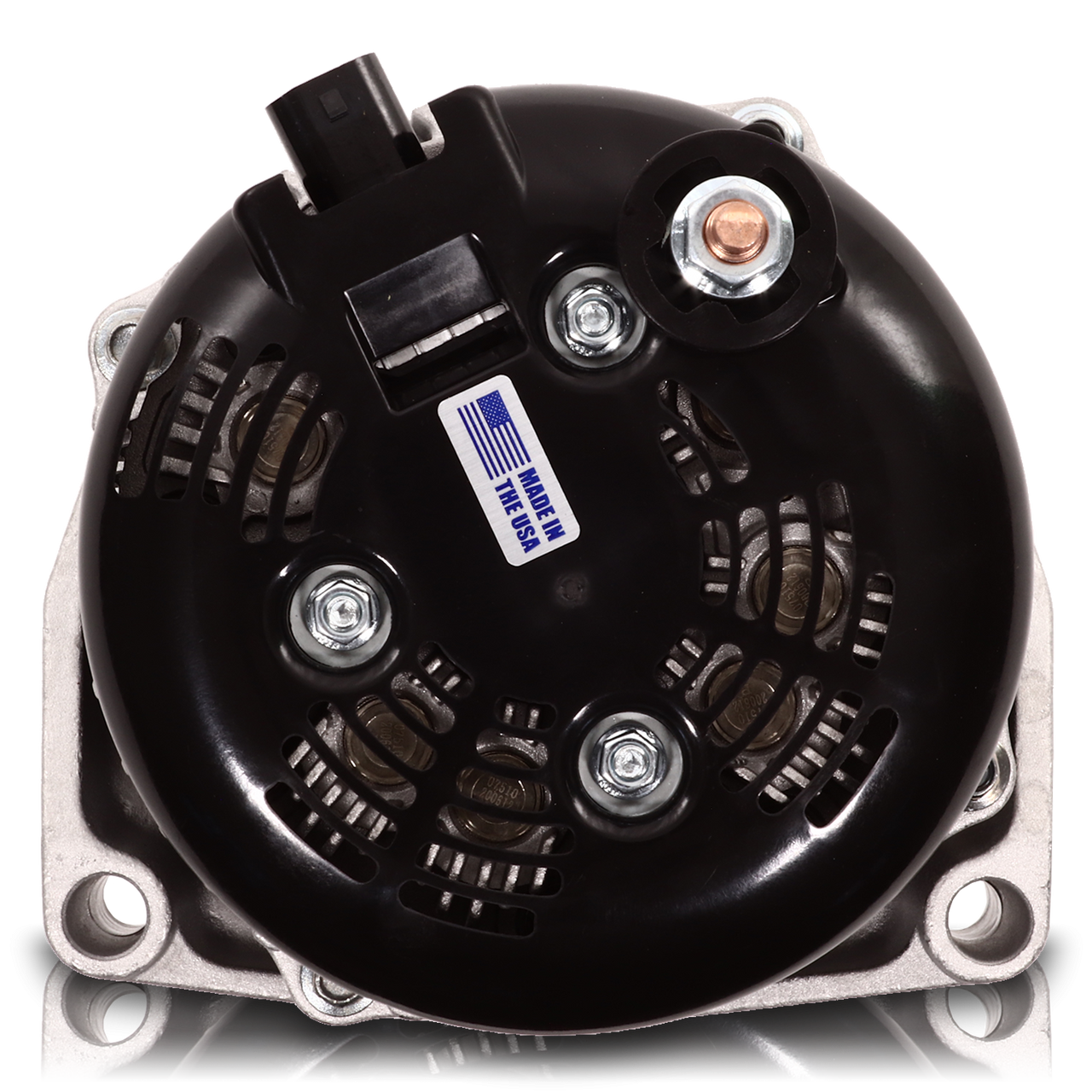 Mechman 250 Amp Alternator 2005-2013 GM Truck/SUV -Natural Cast Finish Elite Series Silverado Sierra Tahoe Escalade Yukon Suburban