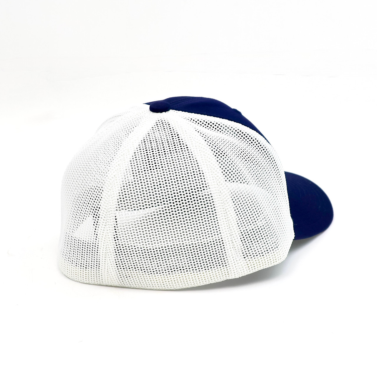 Michigan Motorsports Flex Fit Mesh Back Hat - Navy and White
