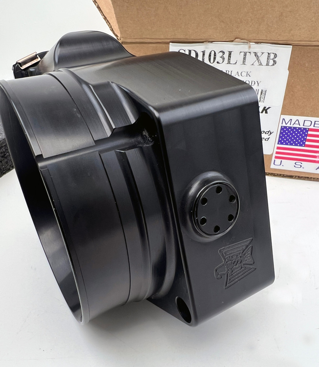 Garage Sale - Nick Williams 103MM Black 2014+ Gen 5 LT DBW Throttle Body, SD103LTXB CNC Billet Electronic Drive by Wire for 5.3 6.2 LT1 LT4 L83 L86 L8B