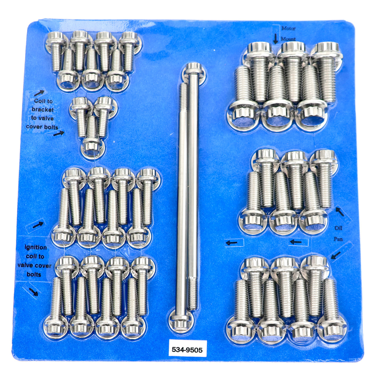 ARP 534-9505 Polished Stainless 12-Point Engine & Accessory Bolt Kit for LS Engines 4.8L 5.3L 5.7L 6.0L 6.2L LS1 LS3 LQ4 LM7 LC9 L96 ARP 534-9505 Polished Stainless 12-Point Engine & Accessory Bolt Kit for LS Engines 4.8L 5.3L 5.7L 6.0L 6.2L LS1 LS3 LQ4 LM7 LC9 L96