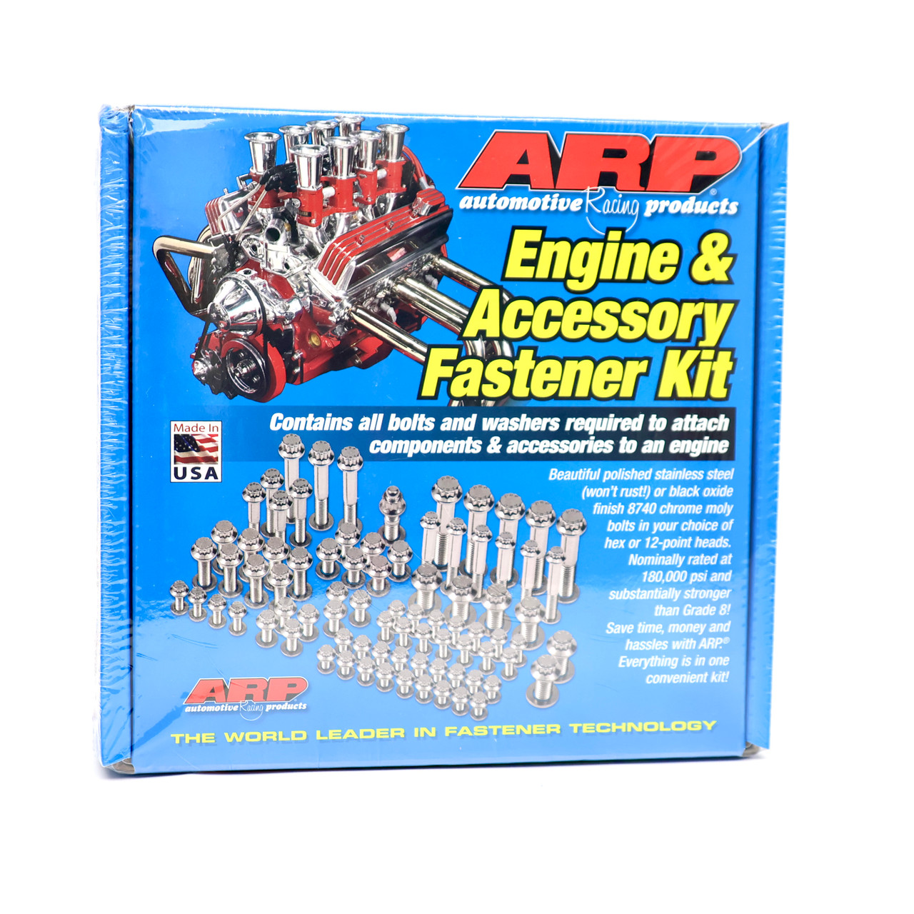 ARP グッズ セット ARP 534-9605 Polished Stainless 6pt Engine & Accessory Bolt Kit
