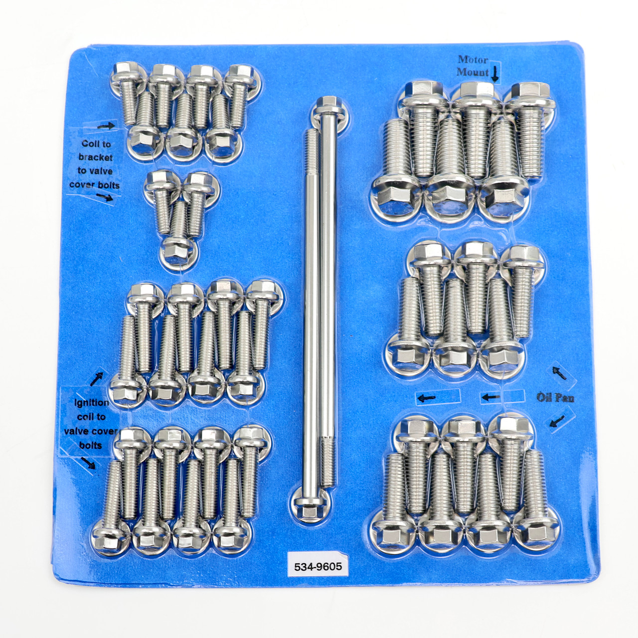 ARP 534-9605 Polished Stainless 6pt Engine & Accessory Bolt Kit