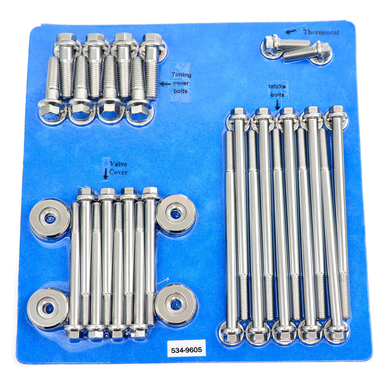 ARP 534-9605 Polished Stainless 6pt Engine & Accessory Bolt Kit