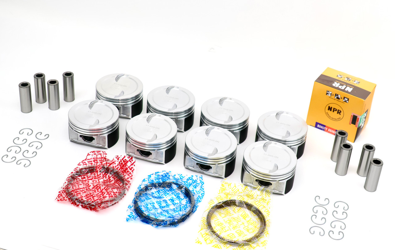 Stock Replacement L96 LY6 L76 NPR Pistons with Rings 2007-2020 GM 6.0L Truck SUV Van Engines 