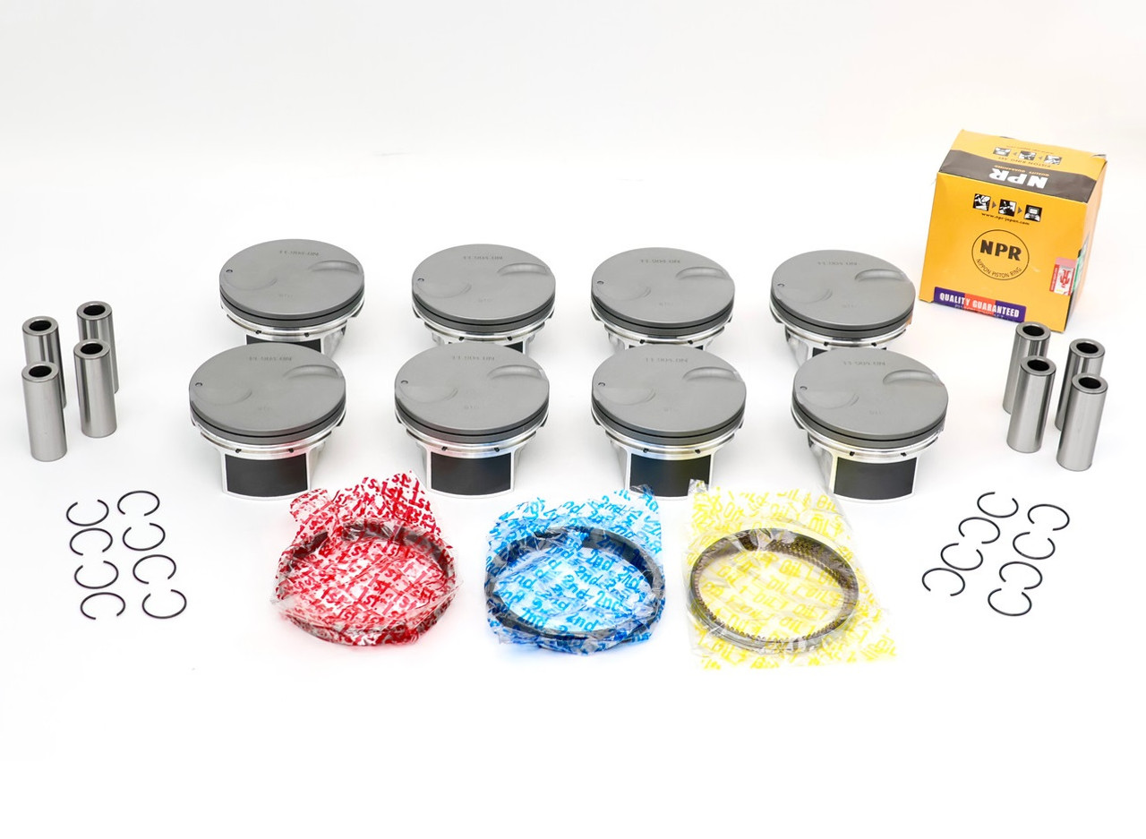 Stock Replacement L92 L94 L9H L99 NPR Pistons with Rings 2007-2014 GM 6.2L VVT Engines 4.065" Standard Bore