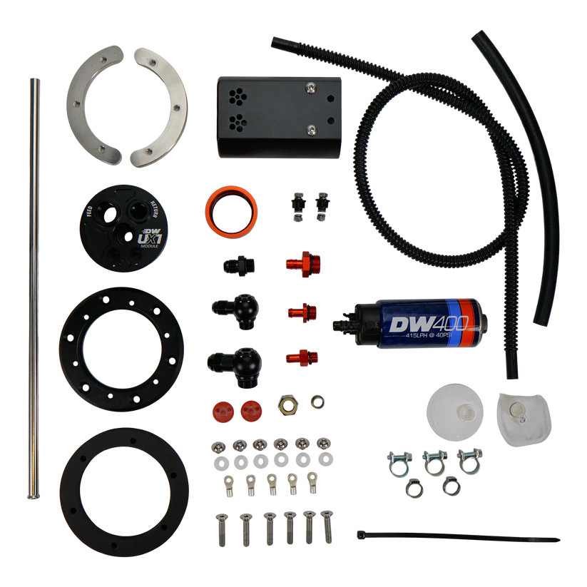 DeatschWerks Universal UX1 Module with DW400 Fuel Pump and Bucket 415LPH @ 40psi