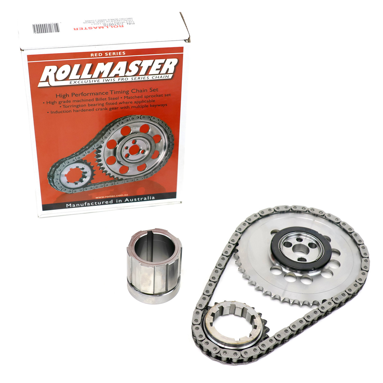Rollmaster Single Roller Timing Chain Set for LS7 LS9 and Dry Sump LS3 CS10010  Rollmaster Single Roller Timing Chain Set for LS7 LS9 and Dry Sump LS3 CS10010