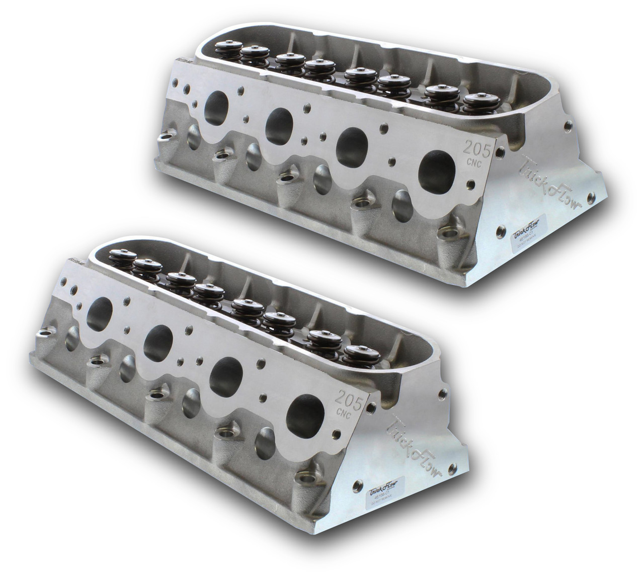 Trick Flow 205cc 4.8L 5.3L LS Cylinder Heads | 4 Bolt | 58cc Chambers | 3.780"+ Bore | Assembled Pair