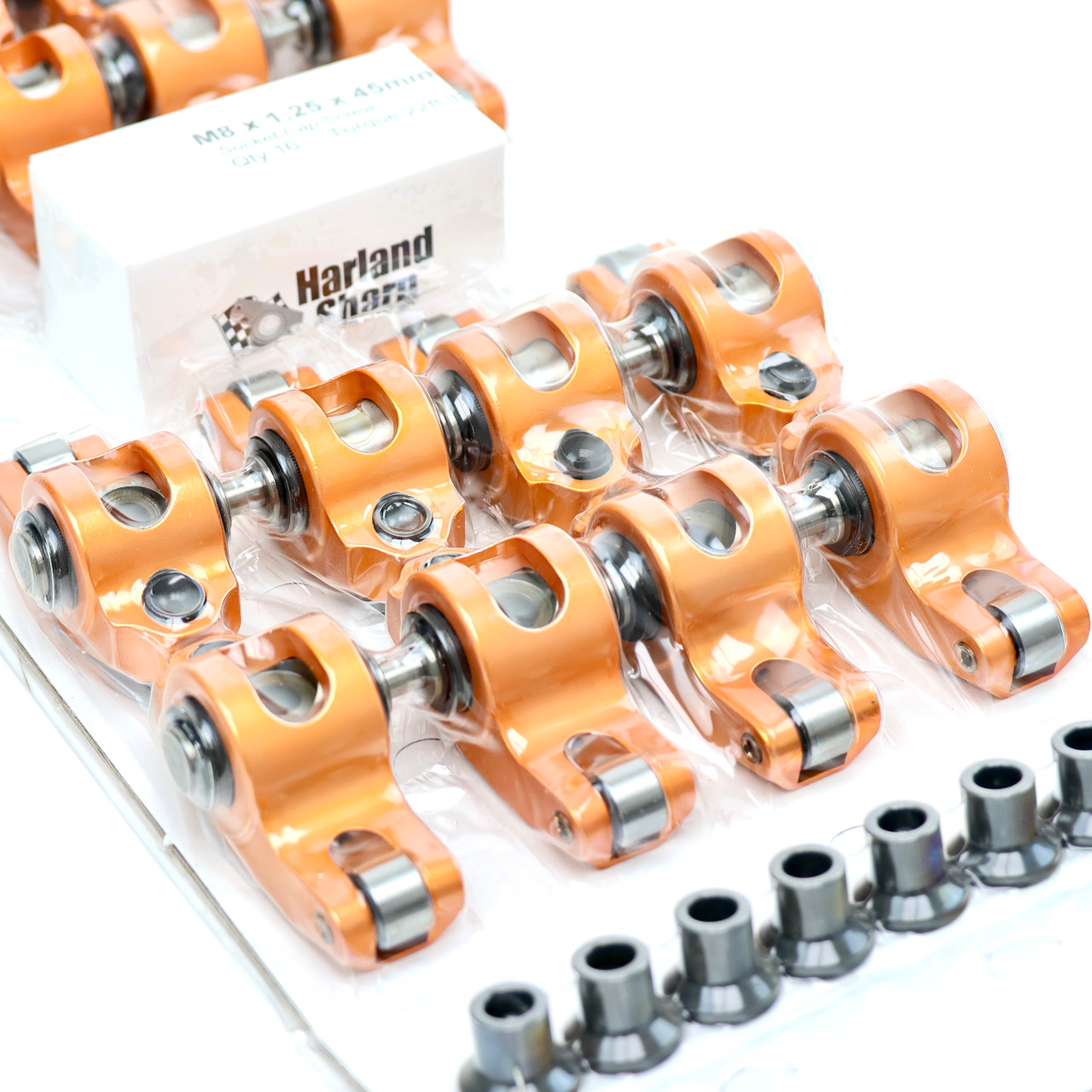 Harland Sharp LS1 & LS6  Adjustable Roller Rocker Arms 1.7:1 Ratio - Fits 1997-2013 LS