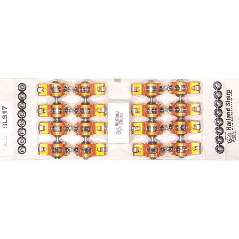 Harland Sharp LS1 & LS6  Non-Adjustable Roller Rocker Arms 1.7:1 Ratio - Fits 1997-2013 LS