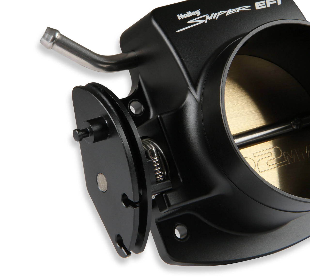Holley 92mm Sniper EFI Black LS Throttle Body | Cable 4-Bolt TB