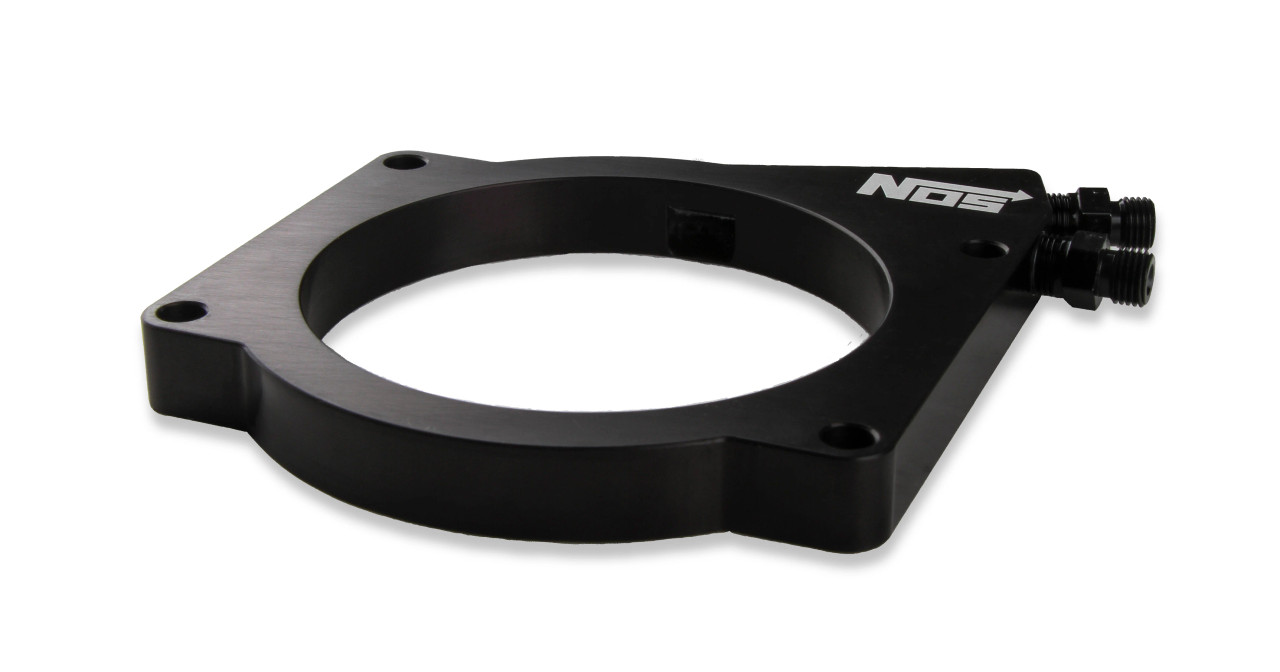 NOS 90/92mm EFI Wet Plate System for LS Engines | Black 10lb Bottle | Includes NOS Mini Progressive Nitrous Controller | 05164BNOS