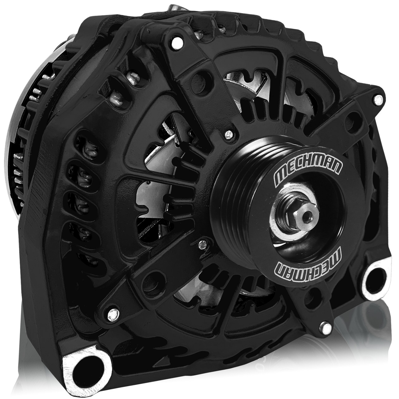 Mechman 400 Amp Black Alternator 1996-04 GM Truck SUV & Van - Cast Elite Series Silverado Sierra Tahoe Escalade Yukon