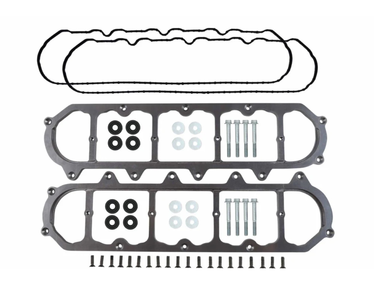 LT Gen V Engine to LS Gen III / IV Valve Cover Adapter Kit - ICT Billet  #551326