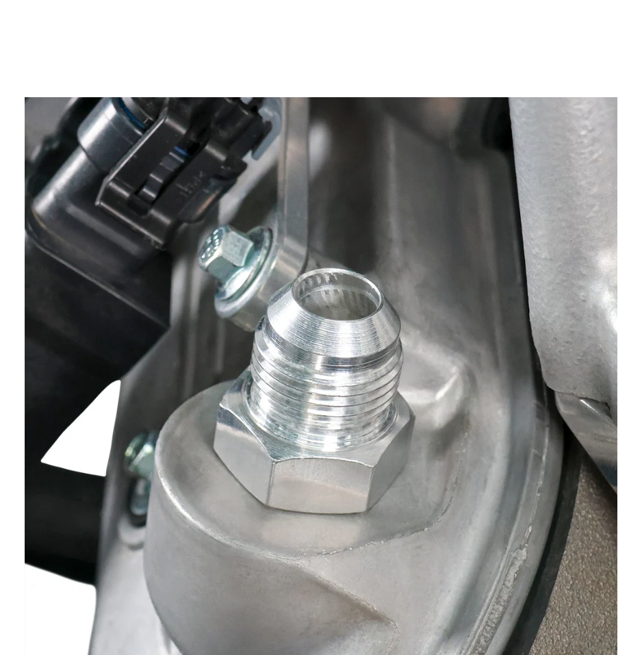 LS Valve Cover Press-In Fitting -10AN - Fits 4.8L 5.3L 5.7L 6.0L 6.2L