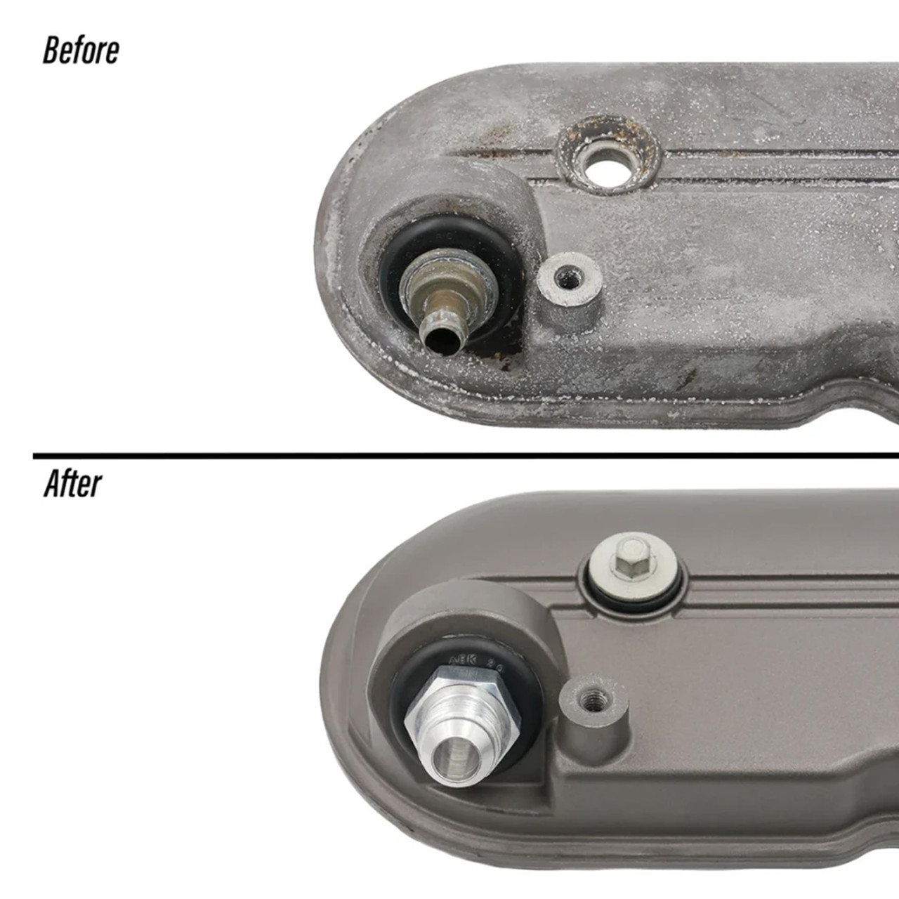 LS Valve Cover PCV Grommet Fitting to -8AN – Fits 4.8L 5.3L 5.7L 6.0L 6.2L