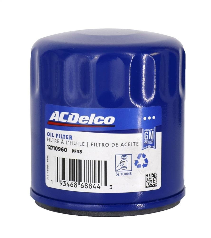 AC Delco PF48 Oil Filter for 2007-Later LS Engines 4.8L 5.3L 6.0L 6.2L