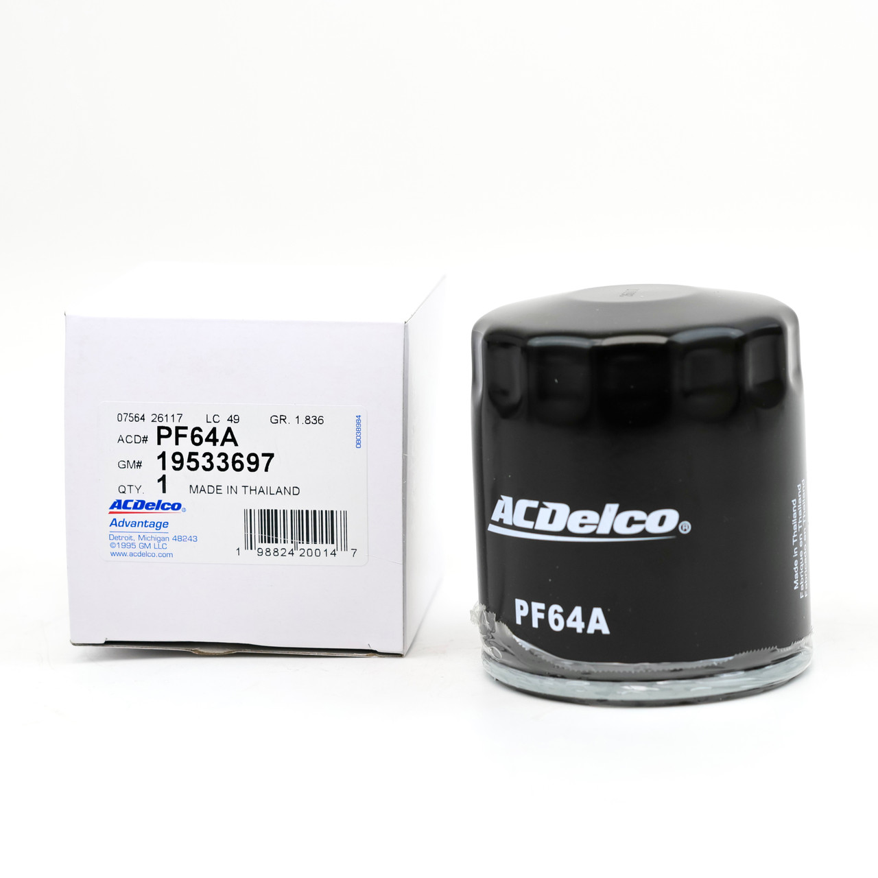 AC Delco PF64A Oil Filter 2016-24 Camaro 2014-26 Corvette 2016-19