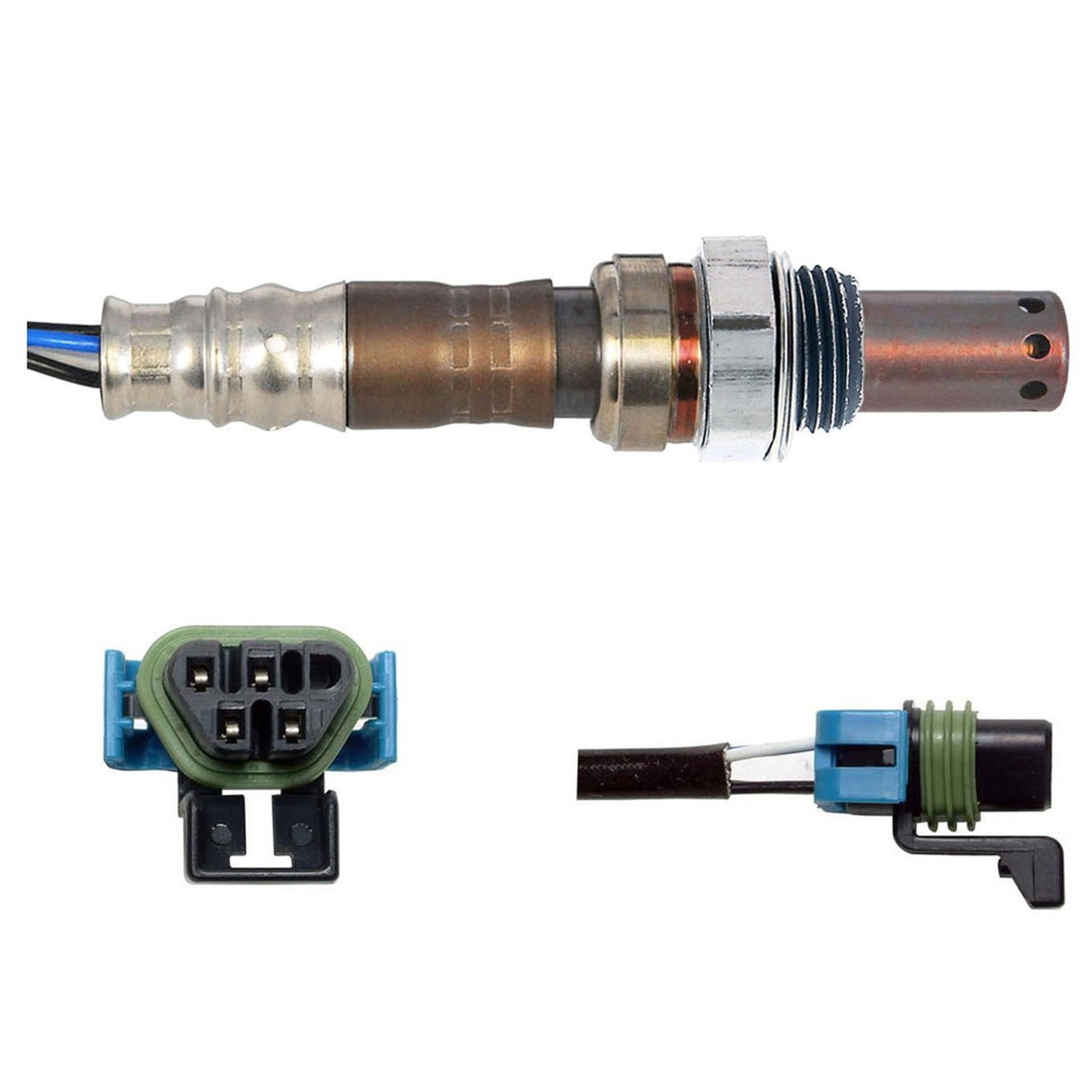 Denso 234-4669 Oxygen Sensor for 2010-15 Camaro, 2014-17 Caprice, Chevy SS, ZR1 Corvette, Various LS Truck/SUV with Trapezoid Triangle Upstream O2 Sensor