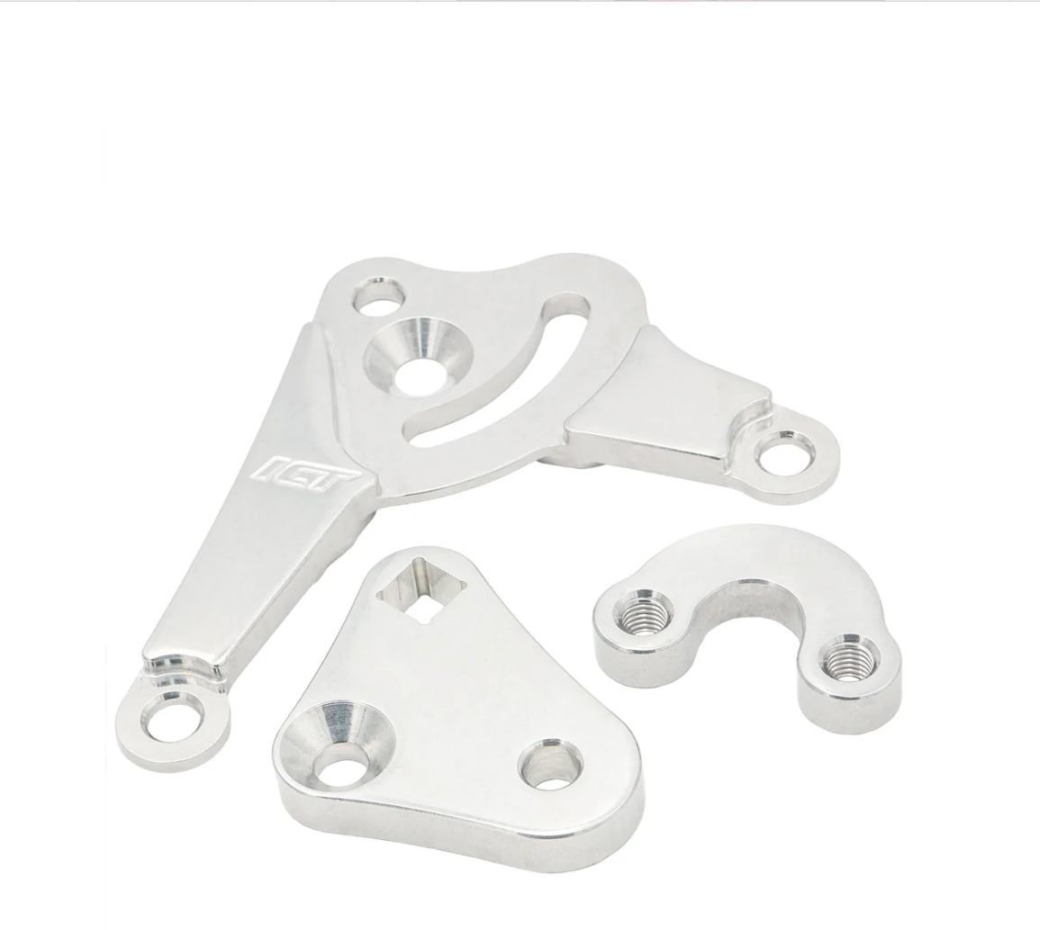  LS1 Camaro Alternator Bracket with Manual Tensioner - 1998-2002 (OEM Location) ICT Billet