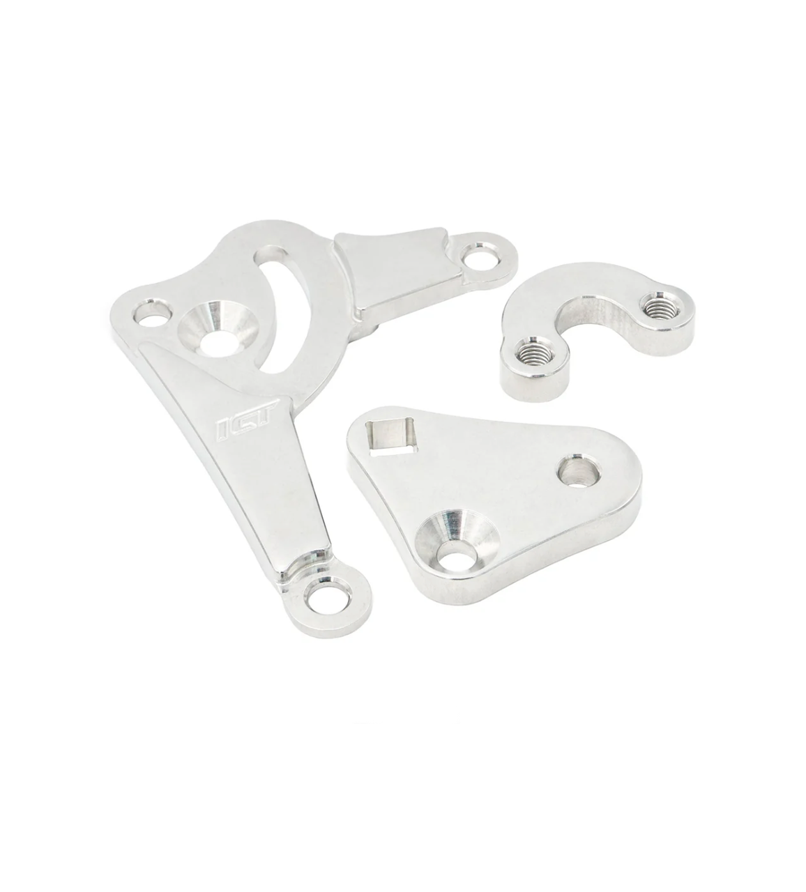 LS Truck Low Mount Alternator Bracket Kit with Manual Tensioner - ICT Billet