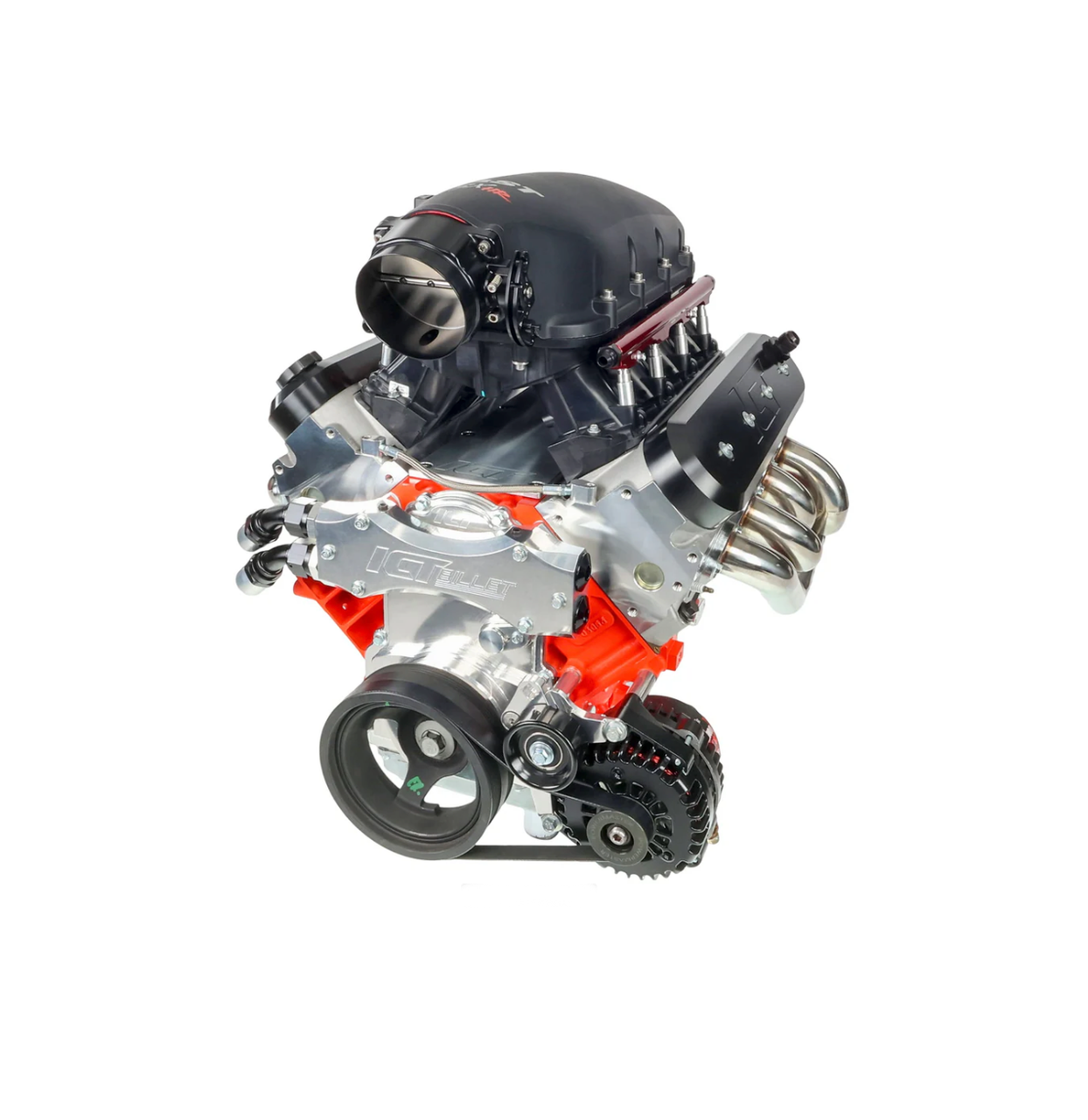 LS Truck Low Mount Alternator Bracket Kit with Manual Tensioner - ICT Billet