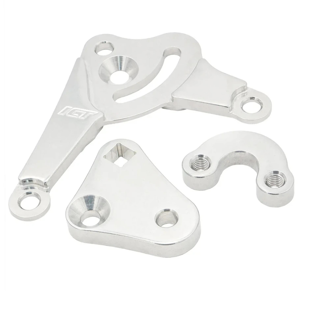 LS Truck Low Mount Alternator Bracket Kit with Manual Tensioner - ICT Billet