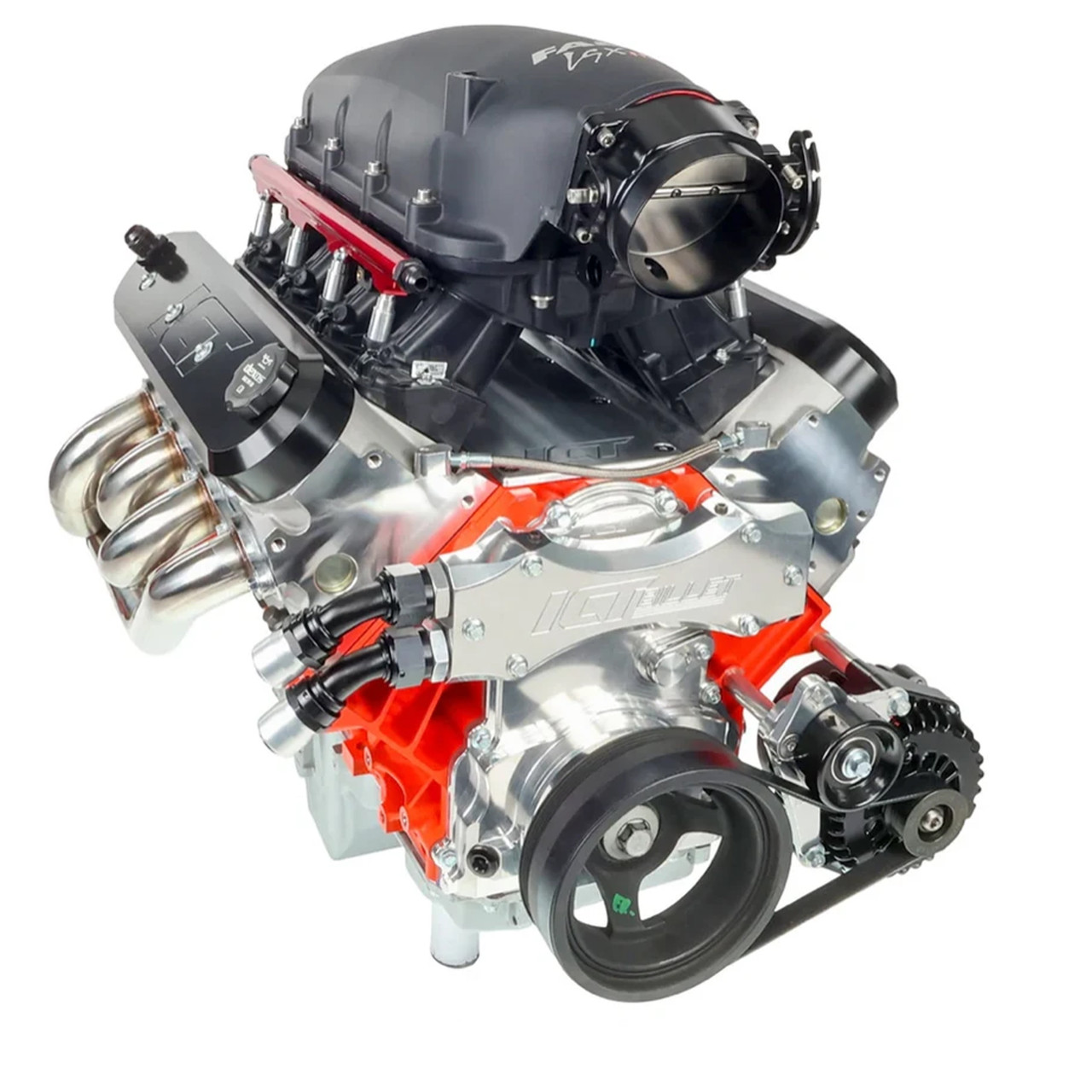 LS Truck Low Mount Alternator Bracket Kit with Manual Tensioner - ICT Billet
