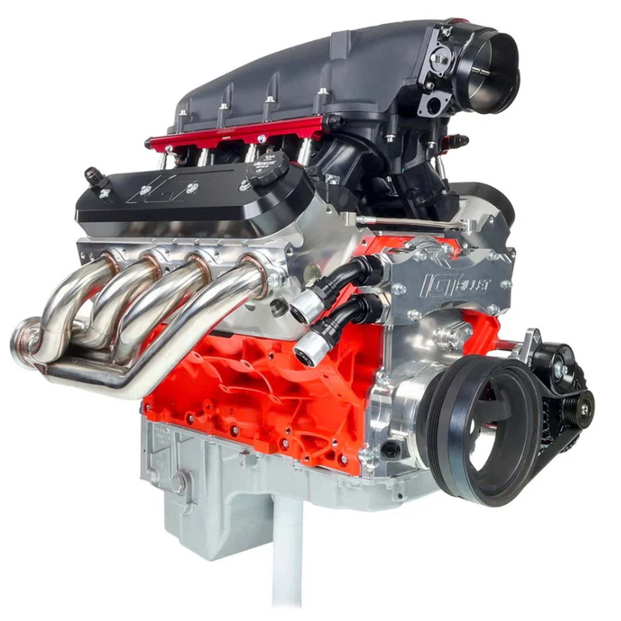 LS Truck Low Mount Alternator Bracket Kit with Manual Tensioner - ICT Billet
