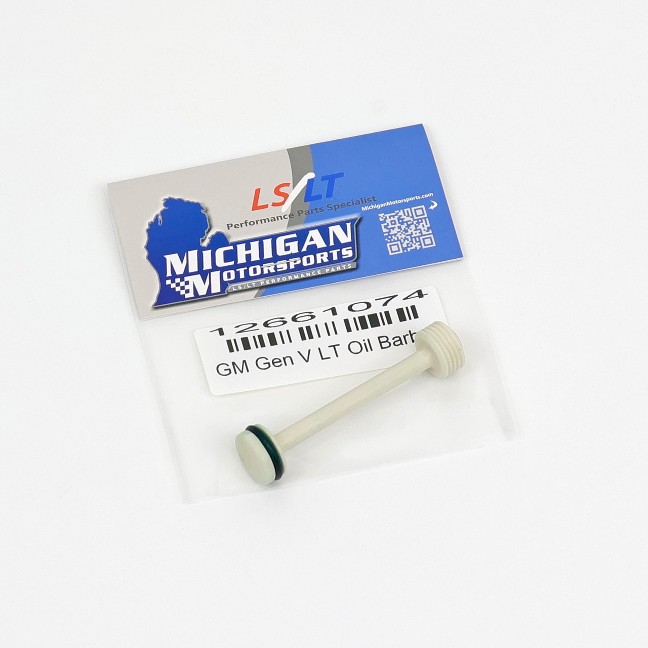 Gen V LT Oil Galley Barbell Plug - Replaces GM 12661074 for 2014+ LT1 LT4 L83 L86 L84 L87 L8T L82 L8B 5.3L 6.2L
