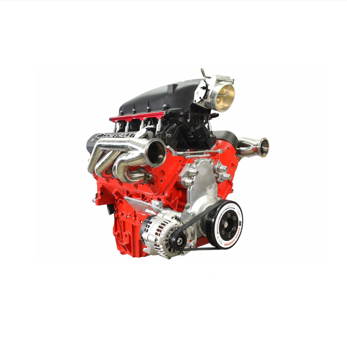 LS Low Mount Alternator Bracket for Electric/Remote Water Pump or Motor Plate -  1998-2002 Camaro/Firebird (F-Body) Spacing 