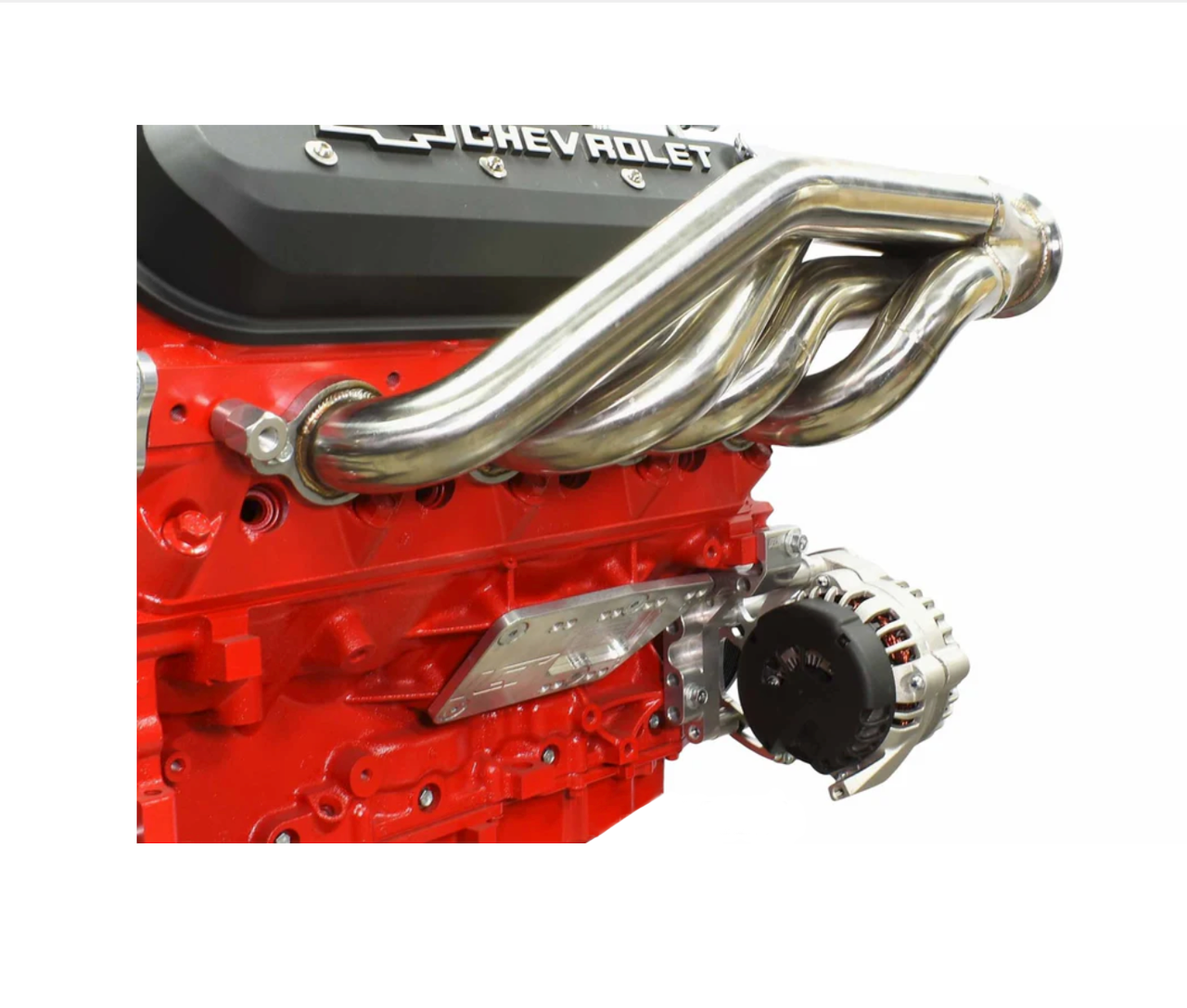 LS Low Mount Alternator Bracket for Electric/Remote Water Pump or Motor Plate -  1998-2002 Camaro/Firebird (F-Body) Spacing 