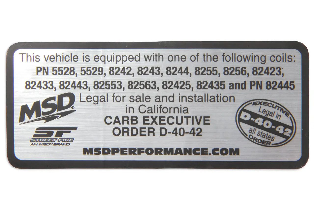 MSD Blaster Ignition Coils Red 8-Pack for Gen III HEMI 5.7L 6.1L 6.2L 6.4L | 82558