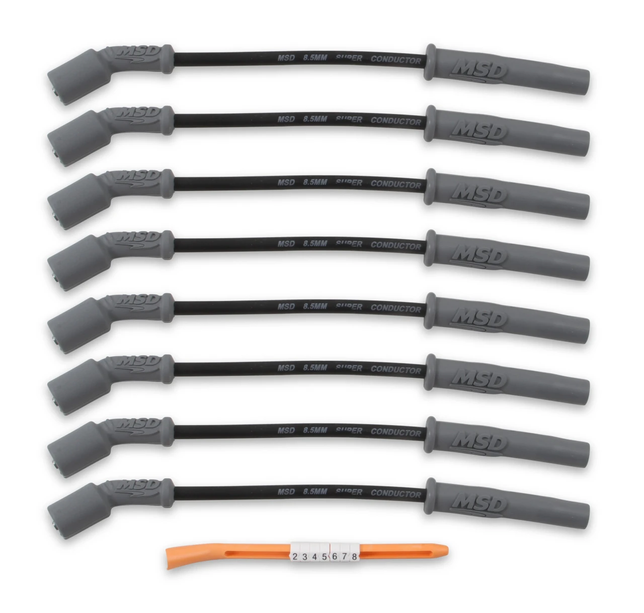 MSD Super Conductor Spark Plug Wire Set Black 8.5mm for 1999–2013 GM Truck SUV LS Engines | 32823