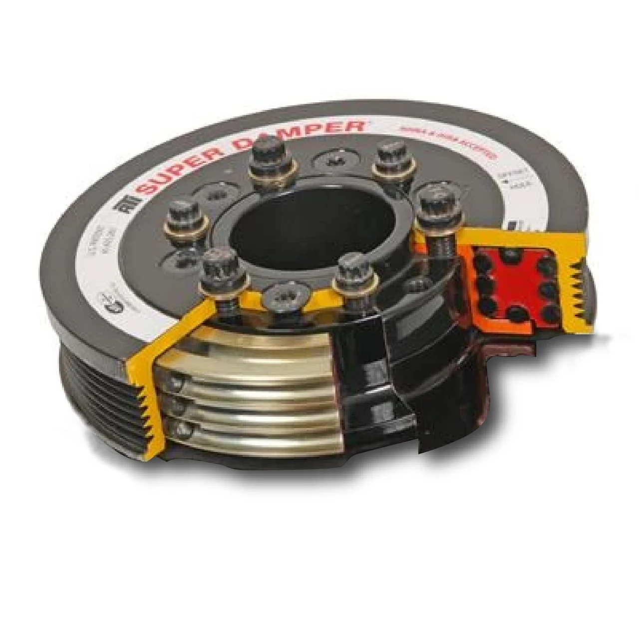 ATI Super Damper for LSA 2009-2015 CTS-V & 2012-2015 Camaro ZL1 - 7.480” Diameter Lightweight Aluminum - No A/C or Supercharger Pulley
