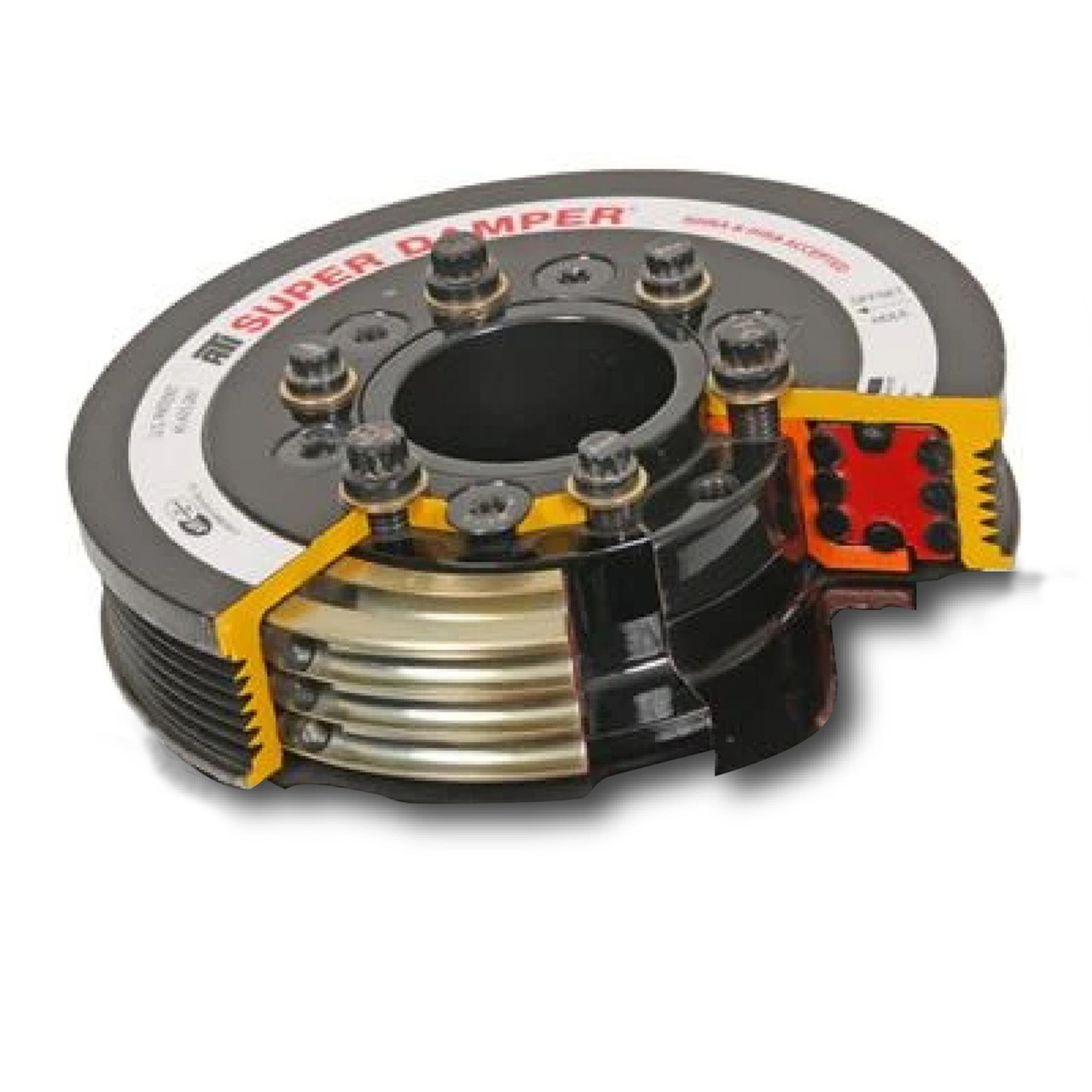 ATI Super Damper for LSA 2009-2015 CTS-V & 2012-2015 Camaro ZL1 - 7.480” Diameter Lightweight Aluminum - No A/C or Supercharger Pulley
