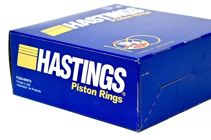 Hastings 2M5295 Ring Set for L8T 6.6L and 2015+ LT4 6.2L Engines - Standard Size with Nitride Top Ring